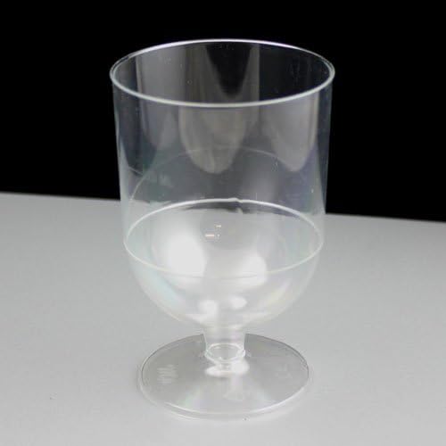 Disposable 125 and 175 ml Wine Glass, CE Stamped, Pack of 10 Amazon