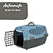 TRIXIE Transportbox Capri 1, XS: 32 × 31 × 48 cm - Tragegriff - Kunststoff - dunkelgrau/pastellblau - 39812
