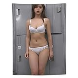 池田エライザかわいいセクシー写真水着ポスター タペストリー ポスター 印刷 壁アート モダン ホーム装飾 誕生日ギフト すぐに掛けられます60"x80"