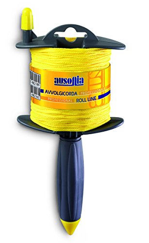 AUSONIA - 48213 ENROULEUR PROFESSIONNEL CLÉS DE CABLE 100 MT X 1,5 MM