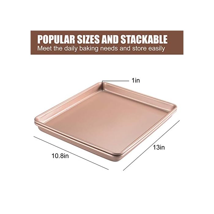 Buy JOHO BAKING Sheet Pans Cookie Sheet,Baking Sheets for oven Nonstick