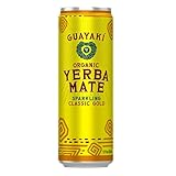 Yerba Madre Organic Yerba Mate, Sparkling Clean Energy Drink Alternative, Organic Classic Gold, 12oz, 120mg Caffeine