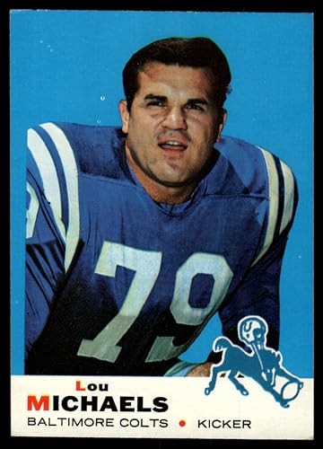 1969 Topps #116 Lou Michaels Baltimore Colts (Football Card) EX Colts Kentucky