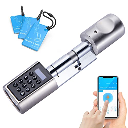 RUILON Serrure a code - Serrure connectee porte entree avec 3 cartes...