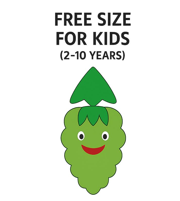 Image of FancyDressWale Fruit & Vegetable Fancy Dress Costume for Kids | Free Size 2-10 Years | School Fancy Dress, Stage Shows, Theme Parties