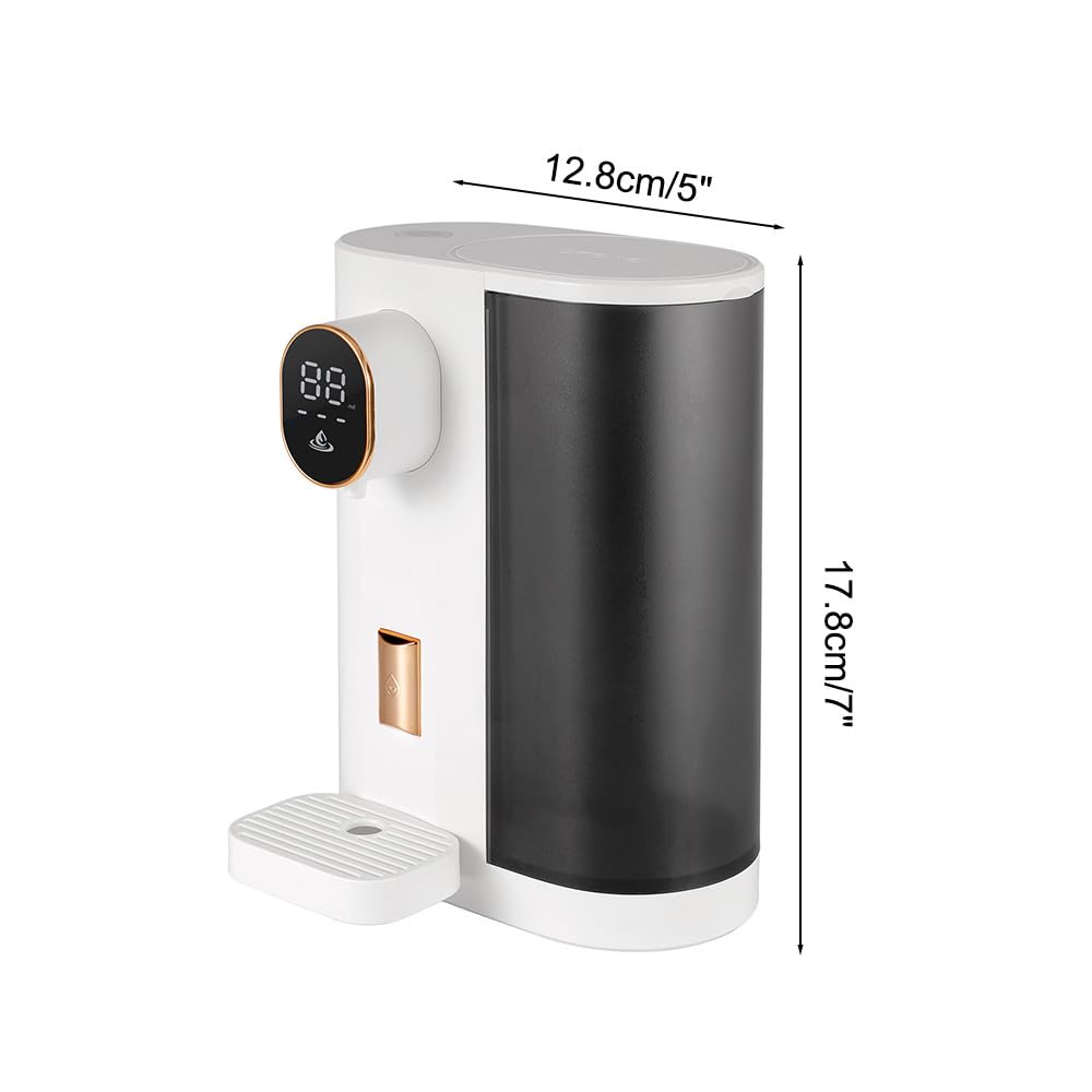 Dispenser per Colluttorio Automatico, 600 ML Distributore per Collutori Ricaricabile da Parete, Erogatore di Collutorio 3 Livelli di Erogazione con 2 Tazze Magnetico per Bagno