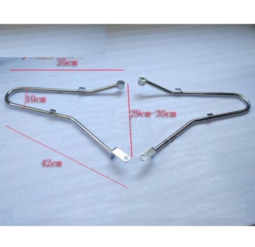 Barras de soporte para alforjas para Triumph Bonneville SE T100 Thruxton Scrambler 2001-2015, acabado cromado miniatura 2