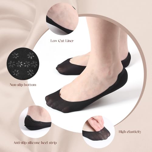 Forbidden Road No Show Socks Ice Silk Thin Invisible Socks for Women3