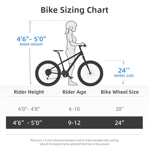 Image of JOYSTAR Lubbock 20 inch 24 inch Kids Bike for Boys & Girls 7-12 Years