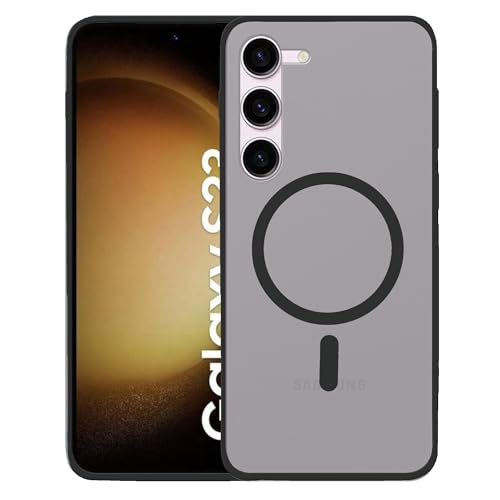 Image of amazon basics Luxury Paper Thin Case Cover for Samsung Galaxy S23 5G | Matte Finish | Compatible with magsafe | (Black, Samsung Galaxy S23 5G)