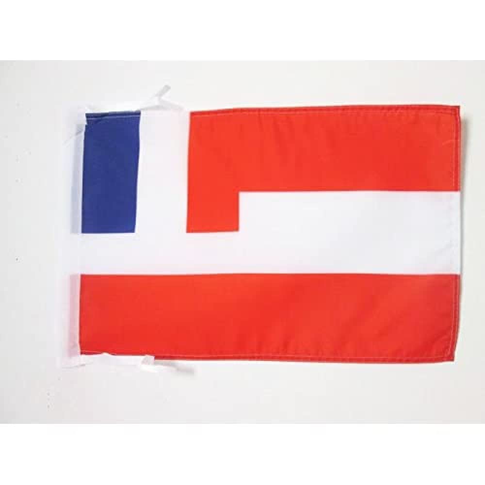 AZ FLAG, French Tahiti Flag, 18'' x 12'', 100% Polyester Tahitian Small Banner with Two Cords, Fade Resistant, Vivid Colors