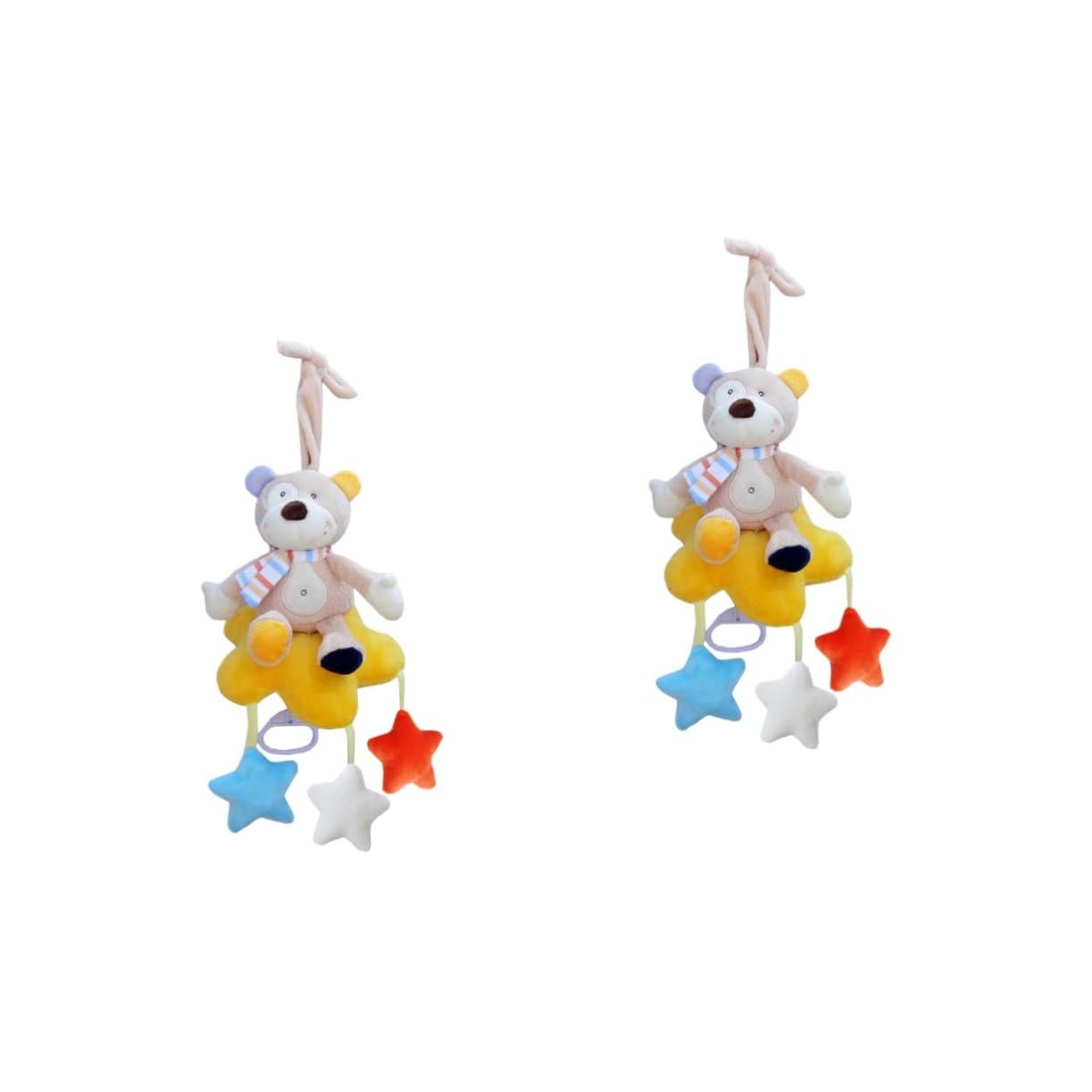 BESTonZON Jouet De Poussette 2 Pièces Jouet de Berceau pour bébé Jouets pour bébé Poussette Jouet Copier Pendentif de Jouet De Poussette pour