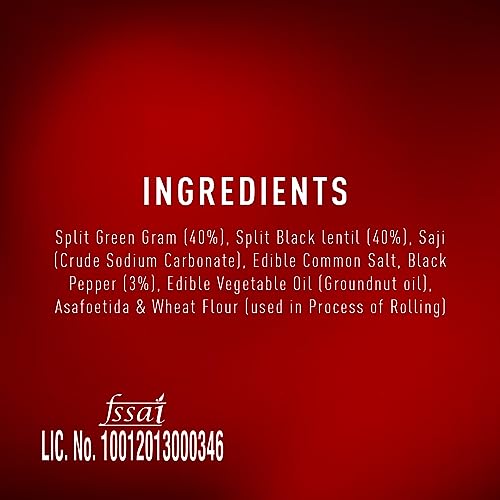 Image of Bikaji Papad Baat Cheet 1kg (Pack of 3)