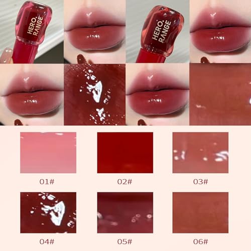 Mrettick 6PCS 3D Voluming Gloss | 3D Plump Oil Lip Gloss | High-Shine Finish, Mild And Non-Irritating, Non-Sticky, Moisturizing Finish - Image 5