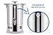 SYBO SR-CP-50B Commercial Grade Stainless Steel Percolate Coffee Maker Hot Water Urn for Catering, 50-Cup 8 L, Grey
