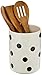 kate spade new york All in Good Taste Deco Dot Dinnerware Utensil Crock - White
