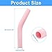 Bonsicoky 12 Pcs Food Grade Silicone Straw Tips - Soft Reusable Straw Covers Fit for 8mm/0.31