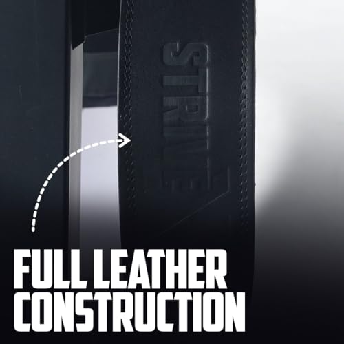 Image of Weightlifting Belt for Gym & Powerlifting | Heavy Duty Back Support Belt for Squats, Deadlifts & Heavy Lifts | Wide Lumbar Support, Strong Buckle & Training Gear (Black, L)