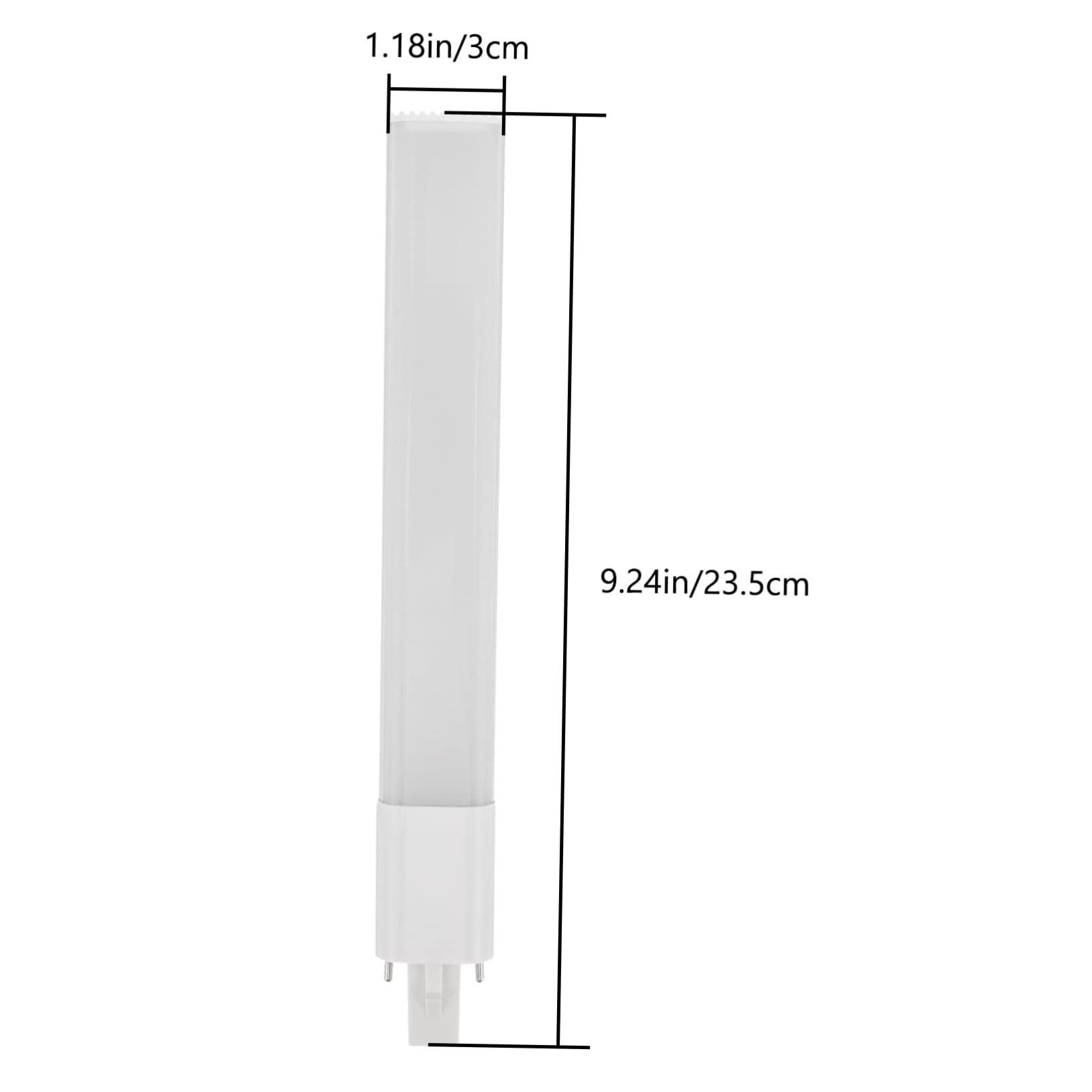 VILLCASE Lampadina a Tubo Piatto LED G23 8w 6000k Fredda Barra Luminosa per Casa Garage Cucina Corridoio, Sostituzione Lampadina Tubo a Bulbo 35 LED ad Alta Luminosità, Consumo Energetico