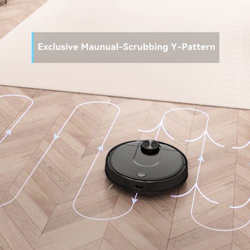 VIOMI-V2-Max-Robot-Aspirador-Navegacion-Lidar-Aspiracion-2400Pa-Limpieza-Personalizada-Control-MiHome-AppAlexaGoogle-Aspira-y-Lava-para-Limpieza-DomesticaPelos-AnimalesCabello-Negro