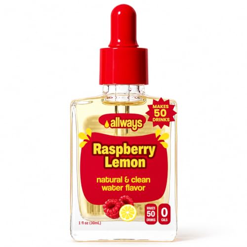 Image of Allways Drops Raspberry Lemon Water Enhancer | Sugar Free | 50 Servings