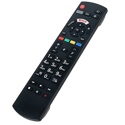 RC42128M Replacement Remote Fit for Panasonic TV TX-65GX565 TX-24CS350E TX-43GS350E TX-43GX550E TX-43GX555E TX-43GX559E TX-43GX600E TX-43GX610E TX-43GX623E TX-43GX625E TX-43HX580E