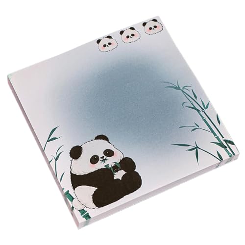 Simpatico panda: con un design carino e colorato con un giocoso motivo panda, i nostri appunti autoadesivi sono perfetti per studenti e giovani che cercano di aggiungere un po' di piacere alla loro routine di presa.