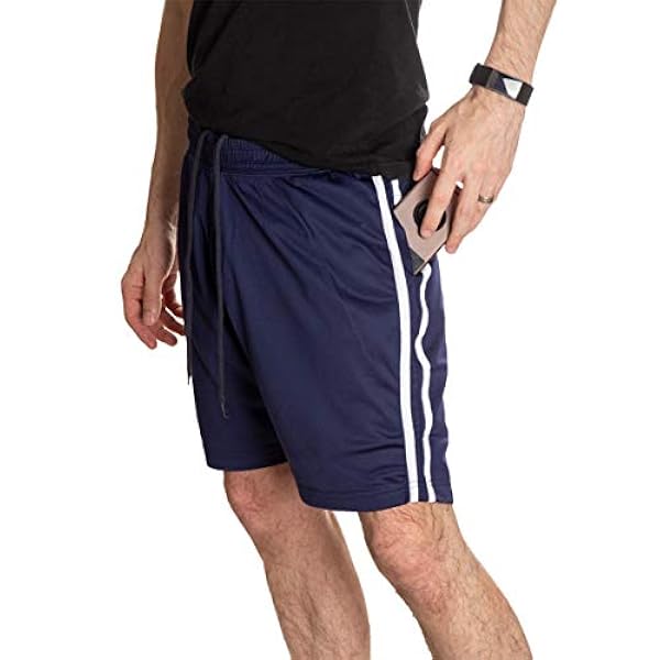 NHL - Pantalones cortos oficiales de dos rayas para hombre