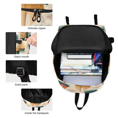 Anime Boats Print Backpack Set with Lunch Bag, Large Capacity Travel Backpacks and Lunch Box Insulated for Commute Hiking Picnic3