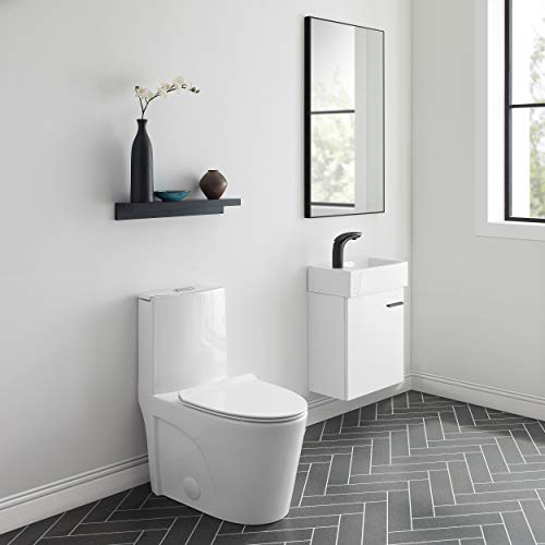 Swiss Madison Well Made Forever SM-1T255 One-Piece Toilet, Glossy White