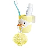 Zahnputzbecher Kinder Cartoon Tiere Zahnbürstenhalter Bad Badezimmer Becher Glas Badekugel Halter Halterung Toilette WC Zahncreme Zahnpasta Halter