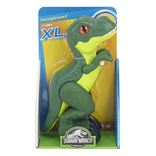 Fisher-Price Imaginext Jurassic World Grande Figurine Dinosaure T-Rex XL, Jouet pour Enfant dès 3 Ans, GWP06