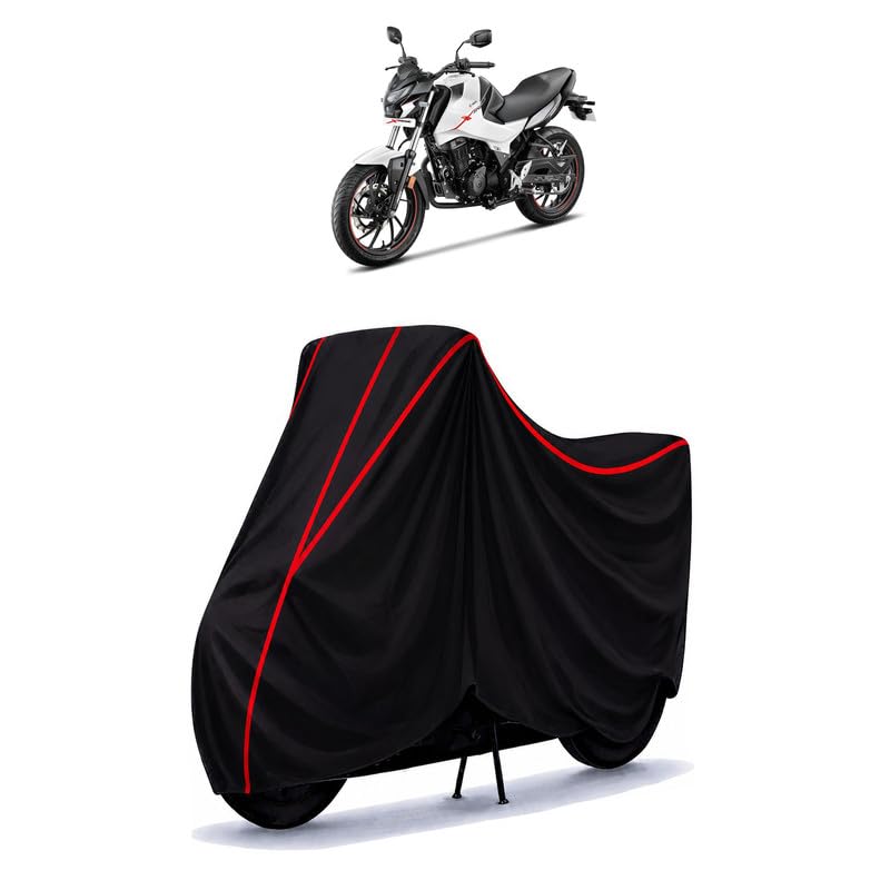 Image of Hero Xtreme Water Resistant Bike Cover for All Motorcycles & Rain | Heavy Duty Taffeta Fabric | UV Protection, Dustproof, Scratchproof | All Weather Two Wheeler Body Cover with Elastic Bottom