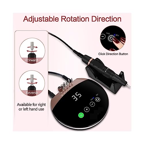 Nail-Grinding-Machine-Electric-Nail-Drill-MachineProfessional-Portable-Nail-Drill-Machine-with-Touch-Screen35000RPM-Electric-Nail-File-for-Acrylic-Nails-Gel-Nails-for-DIY-Home-or-Salon-Mani-Pedis