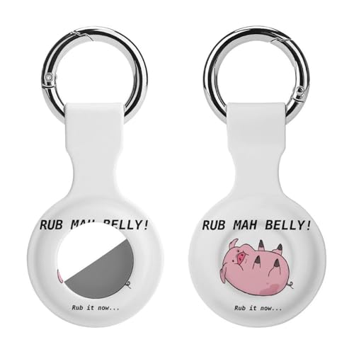 AirTag �P�[�X �G�A�^�O�L�[�z���_�[ Rub Man Belly �G�A�^�O�J�o�[ ���^ �y�� �ϏՌ� �����h�~ �ϋv�� �g�ѕ֗� �����h�~ �q����p�̃��P�[�^�[ GPS�y�b�g�g���b�J�[
