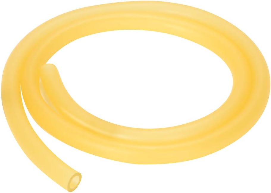 MECCANIXITY Natural Latex Rubber Tubing - 1/2" ID 11/16" OD 10ft Highly Elastic Hose For Labs & Equipment