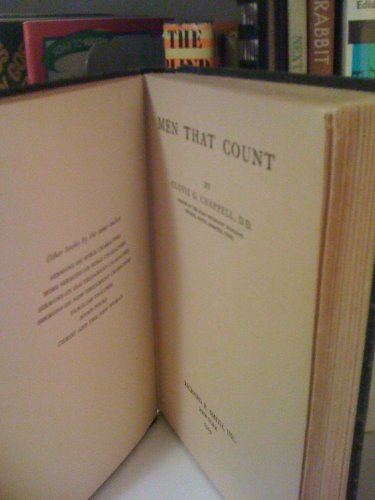 Men That Count B00087T1U0 Book Cover