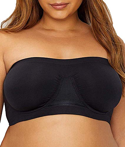 Ahh By Rhonda Shear Women's Angel Seamless Underwire, black, 3X