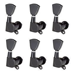 Sharplace 6pcs Clés Mécaniques Machine Pegs Tuners Têtes Cheville 6R Droite pour Guitare Acoustique Electrique – noir - Les Beatles, Paul McCartney, John Lennon, RIngo Starr, George Harrison Sharplace 6pcs Clés Mécaniques Machine Pegs Tuners Têtes Cheville 6R Droite pour Guitare Acoustique Electrique - noir – Image 3