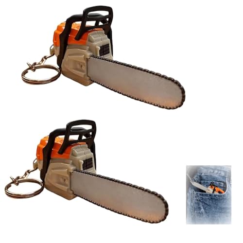 Chainsaw Keychain Portable Chainsaw Key Ring,Mini Pruning Firefighting Chainsaws, Outdoor
