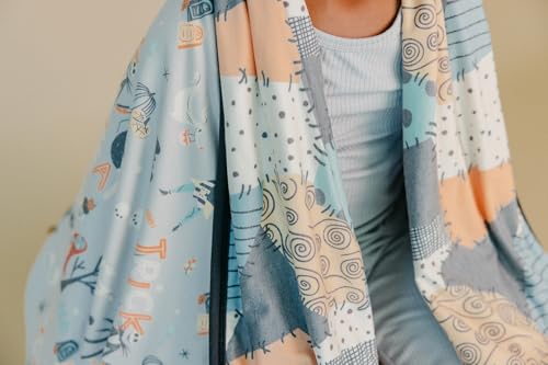 Image of Copper Pearl Jumbo 3-Layer Baby Blanket: Soft Baby Quilts for Boys and Girls | Breathable, Cozy, Toddler Blanket | Baby Quilt for Newborns | 46x46 Premium Polyester /Rayon | Nightmare Before Christmas