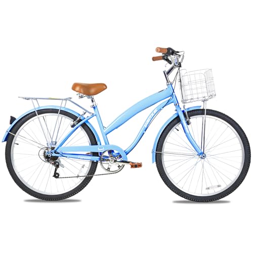 WEIZE Beach Cruiser Bike, 26 inch Commuter Bicycle for Adult Men and Women,...