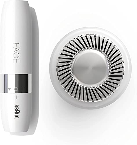Image of Braun Face Mini Hair Remover FS1000, Electric Facial Hair Removal for Women, White & Silk-epil 9 9-720, Epilator for women, Cordless Wet & Dry Epilation - Women Grooming Combo