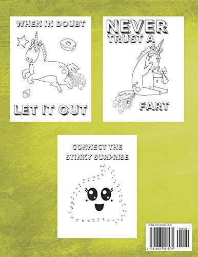 Unicorn Coloring And Activity Book Of Funny Farts And Poops: Joke Book for Kids image 4