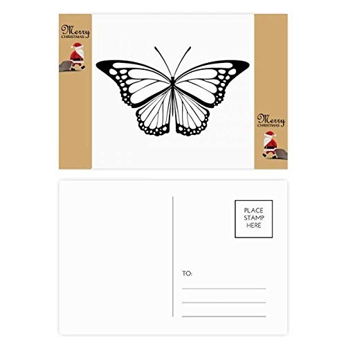 Cartes postales papillon noir pour transmettre vos messages avec poésie