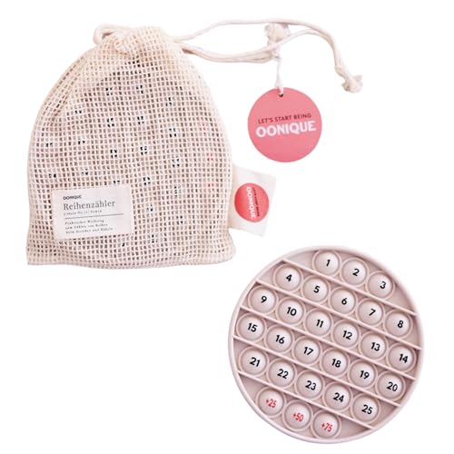 OONIQUE Reihenzähler Stricken Silikon-Zähler für Reihen...
