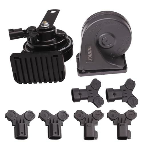 AOLIHAN Car Horn Compatible with Chevrolet, Special Horns for Chevy/Buick/GM, 12V Waterproof Snail Horn 125db High/Low Tone