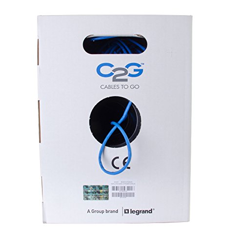 C2G Cable de red Cat5e Bulk 304.8 m Azul miniatura 3