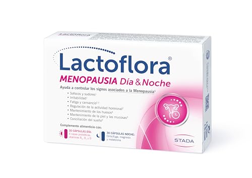 Lactoflora Menopausia Día y Noche, Control de sofocos y sueño...
