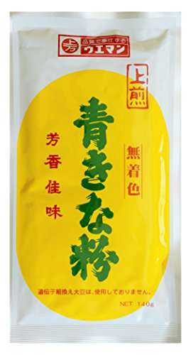 最安値 上万糧食製粉所 青きな粉 140g 10の価格比較